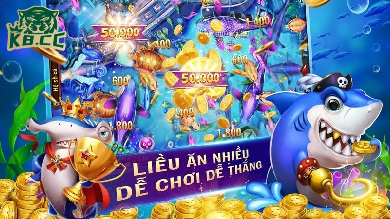 Khám Phá Vũ Trụ Bắn Cá Ăn Xu Sôi Động Tại K8CC 3 Hệ thống vũ khí đa dạng hỗ trợ săn cá dễ dàng