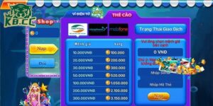 Hướng dẫn nạp tiền game bắn cá tại K8CC